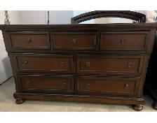 Ashley dresser/mirror and 5 drawer chest - Photo 5