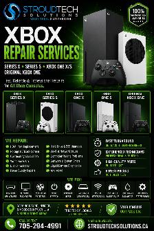 Xbox Repair – Series X, Series S, Xbox One X, Xbox One S & Or