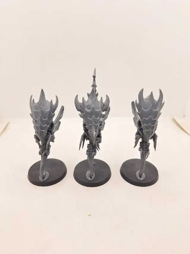 Warhammer 40k  3 Unpainted Tyranid Zoanthropes