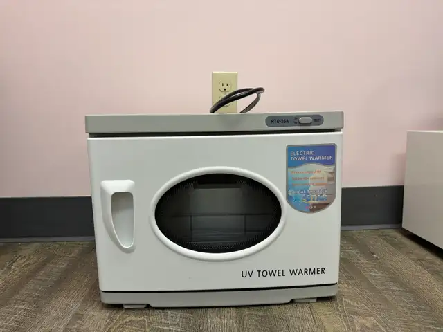 Towel Warmer, Steamer and magnifying light