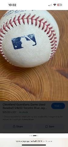 bluejays game ball