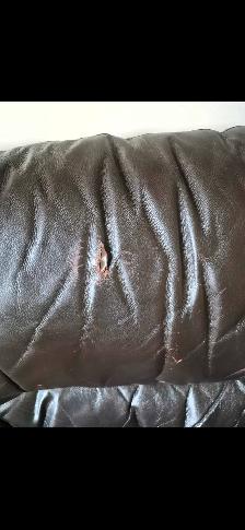 3 seater leather sofa - Photo 2