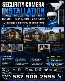CAMERA SYSTEM INSTALLATION — HOMES, SHOPS, BUSINESSES & ACREAGES