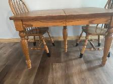 Oak Table and Chairs - Photo 2