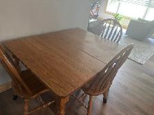 Oak Table and Chairs - Photo 3