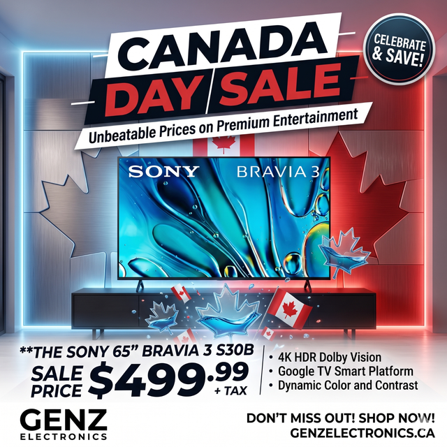 Sony 65' Bravia 3 4K UHD HDR Dolby Atmos Google TV Smart TV