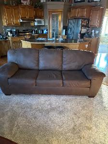 beautiful brown velvet couch