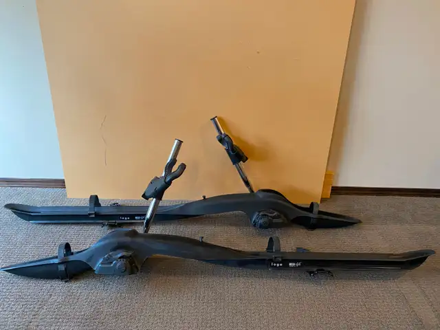 2 VW Logo City Crash Upright Bike Carrier Roof Racks