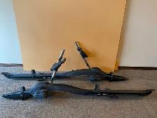 2 VW Logo City Crash Upright Bike Carrier Roof Racks