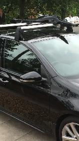 2 VW Logo City Crash Upright Bike Carrier Roof Racks - Photo 3