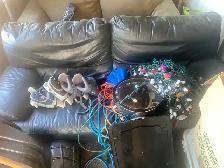Couch navy blue