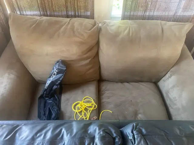 Olive green 2 seat couch