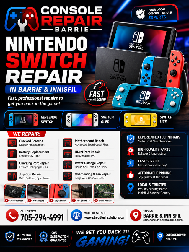 ! Switch OLED Repair | Nintendo Switch OLED Screen Repair