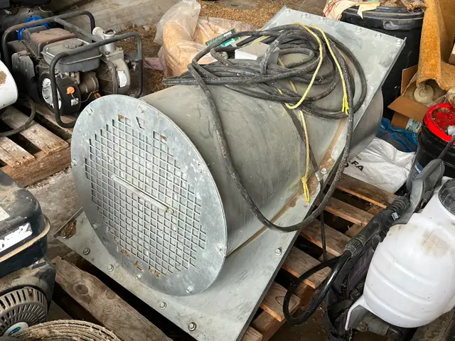 NATURAL AIR GRAIN DRYING BIN VENTS & FAN