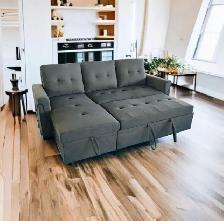 Special discount offer on stylish 3 seater  sofa bed