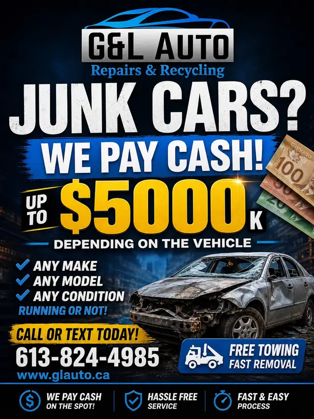 We pay top dollar for your junk cars