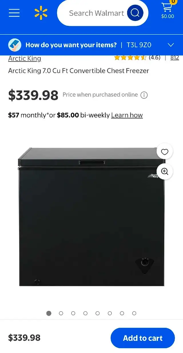 Moving Sale – Arctic King 7.0 Cu. Ft. Chest Freezer