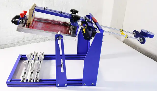 8x10Inch Cylindrical Screen Printing press Curved Printer 006593