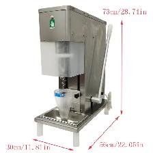 110V Yogurt Ice Cream Mixing Machine 304SS Milkshake 020206 - Photo 9