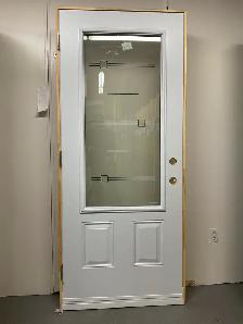 1436PA Porte d’acier 34″D Blanche Alsace 23×49 - Photo 2