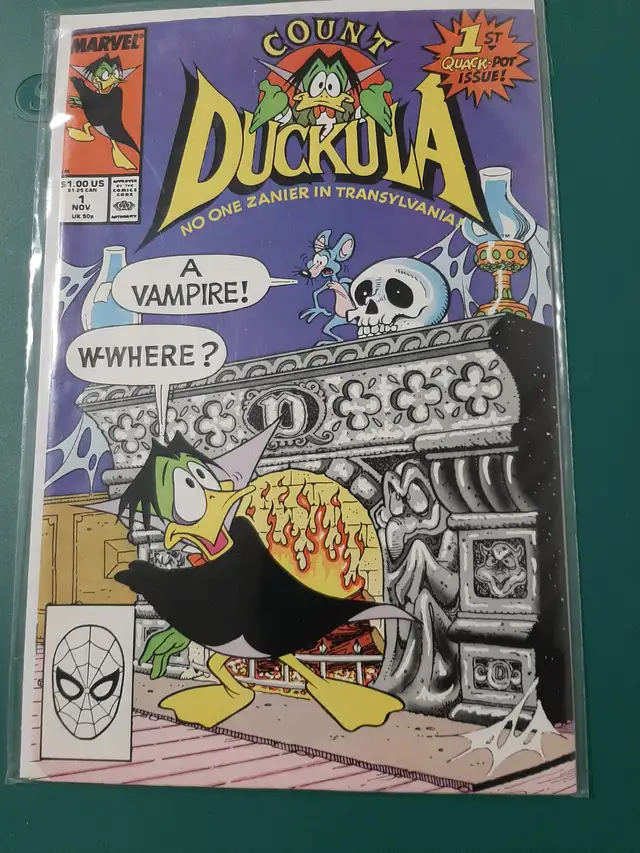 Count Duckula Comic by Marvel