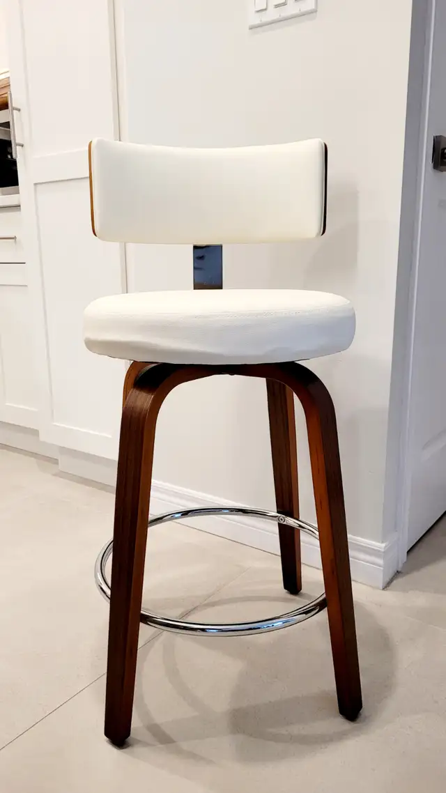 Three beautiful bar Island stools.
