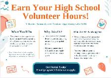 Highschool Volunteers Needed (grades 9-12 earn volunteer hours!