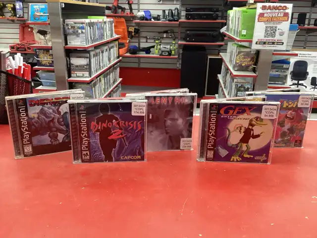 jeux PlayStation rare 1 a prix variés