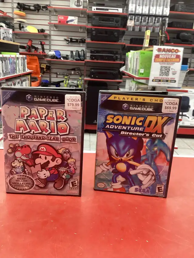 jeux game cube rare a prix variés