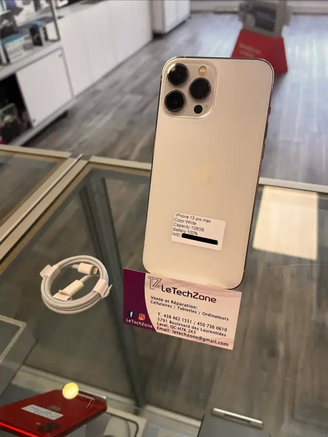 Apple iPhone 13 Pro Max ,128GB ,  battery 128GB