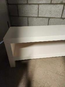 White Television Stand - Photo 3