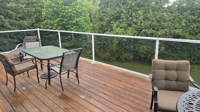 glass railing