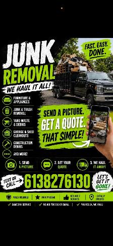Junk Removal | Send a Picture for a Fast Quote