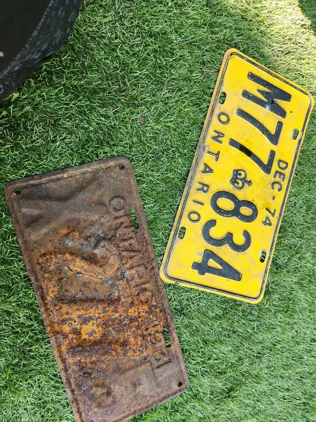 license plates