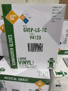 large Blue Clear Vinyl