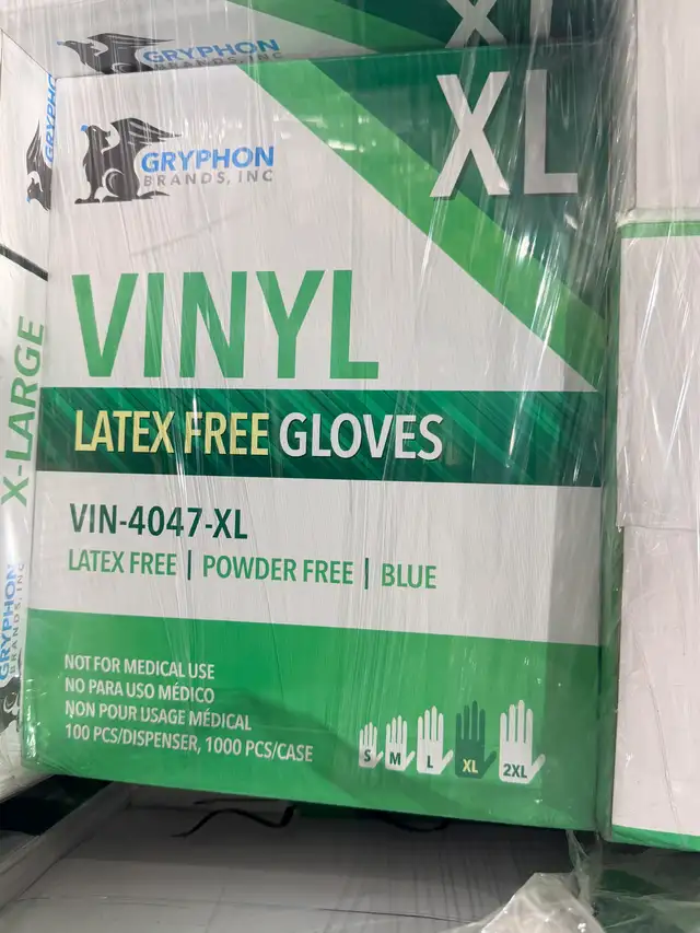 XL Blue Powder Free Vinyl