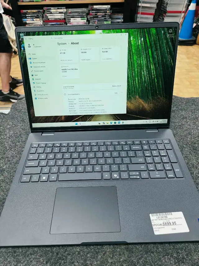 Laptop 16GB RAM CORE ULTRA 5 512GB SSD