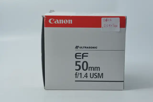 Canon EF 50mm F 1.4 USM lens ID 2616