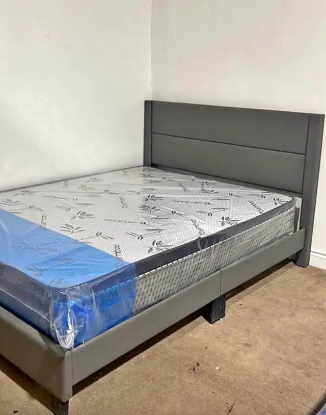 Never Used ! Full bed & mattress
