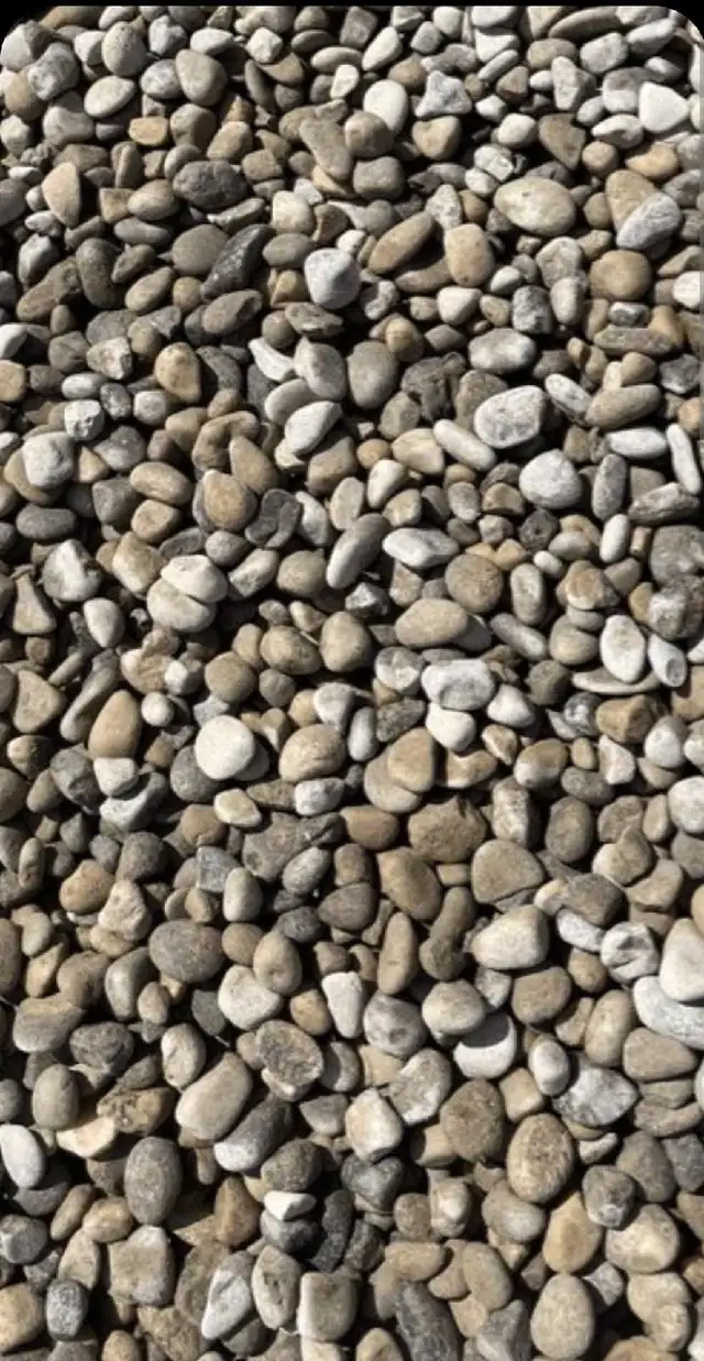 washed rock delivered $150/cuyd