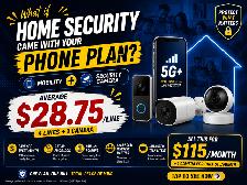 Upgrade your phone plan and your home security in one bundle