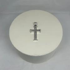 Stunning 18K White gold Diamond Cross Pendant - Photo 2