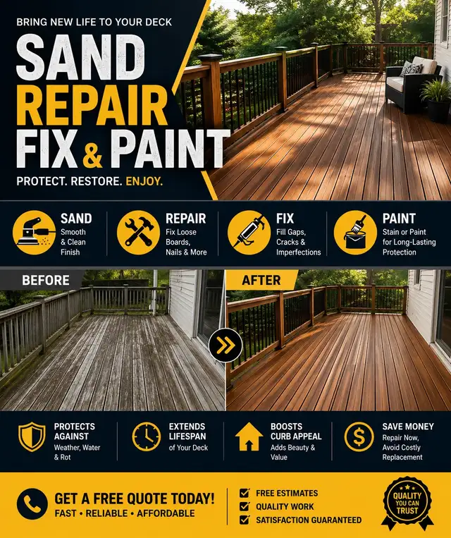 DECKS & FENCES