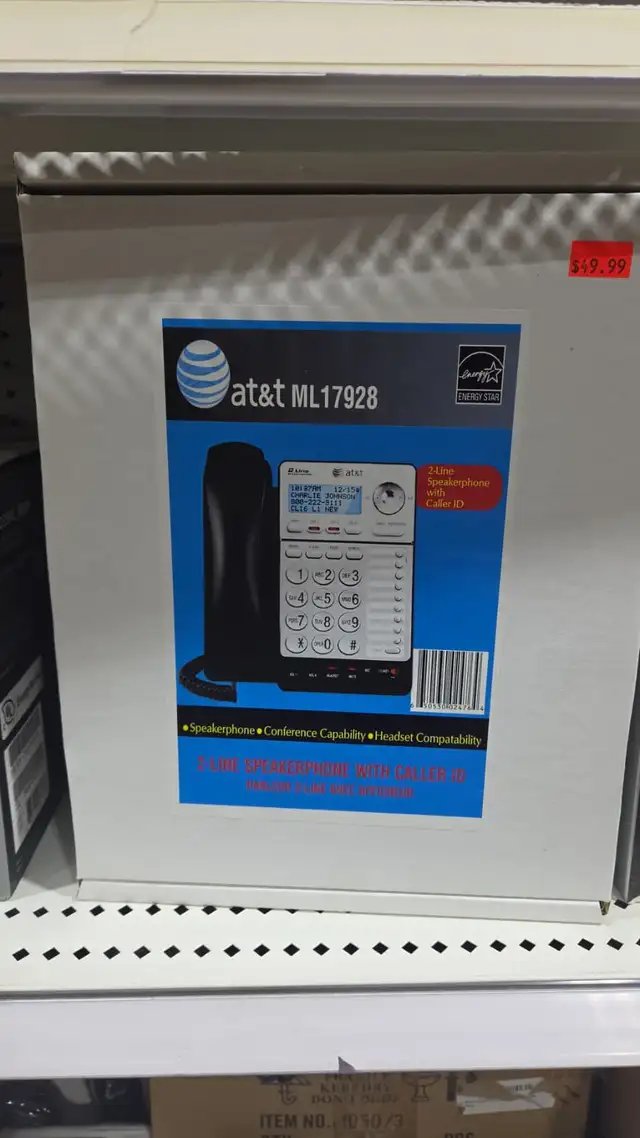 AT&T ML17928 2-Line Speakerphone with Caller ID