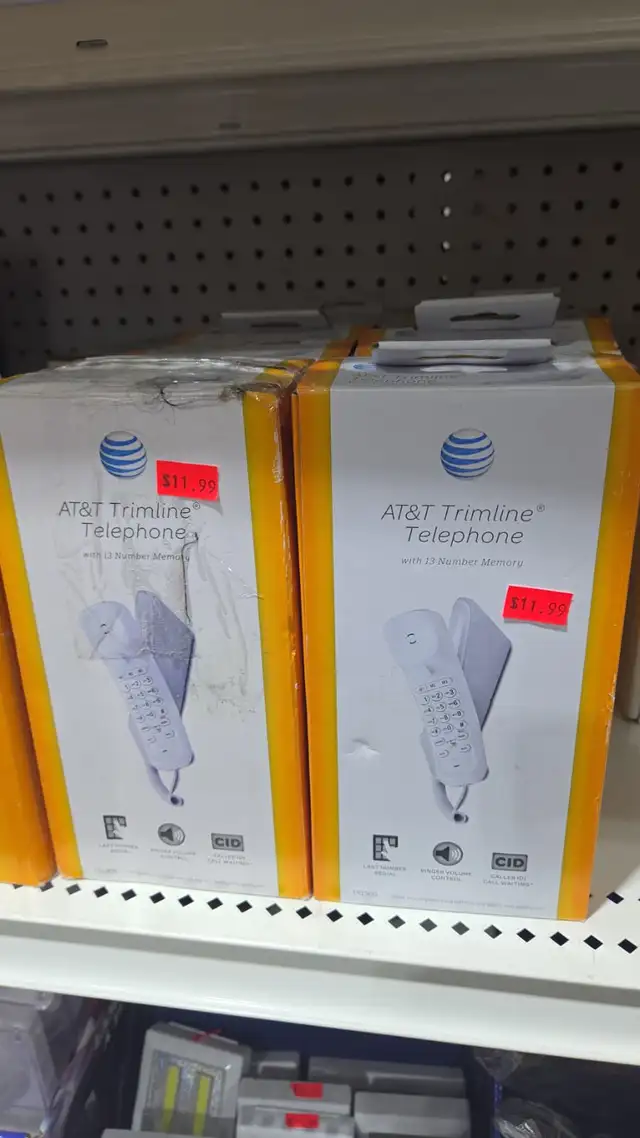 AT&T Trimline Telephone Model No TR1909