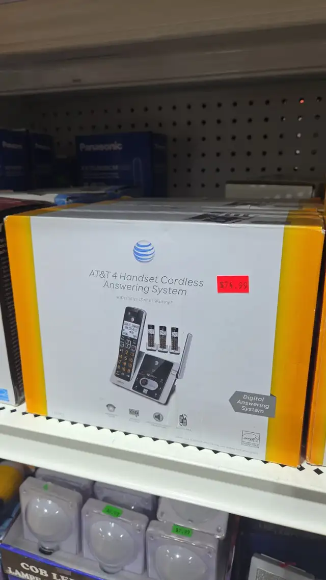 AT&T 4 Handset Cordless Answering System CL82413