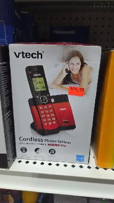 VTech Cordless Phone System CS5119-16 Red