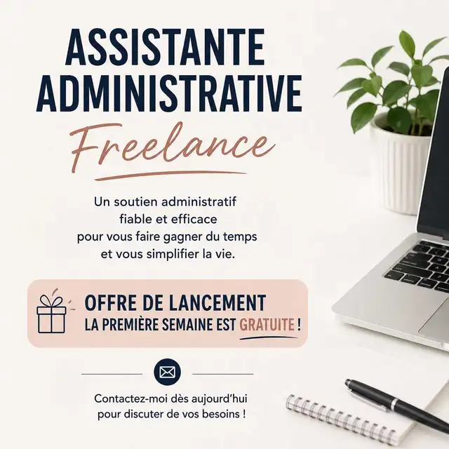 Services Assistante Administrative Freelance