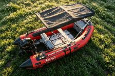 12 ft inflatable boat easy to transport. carry and storage - Photo 2