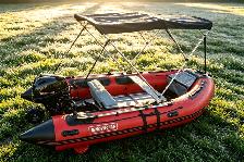 12 ft inflatable boat easy to transport. carry and storage - Photo 5